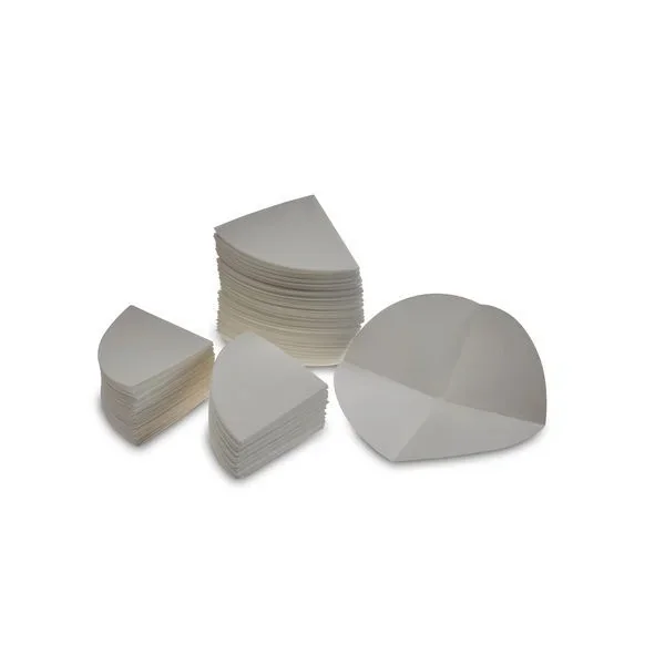 Papierfilter, rund, quadrant-gefaltet, Grade 40, 125 mm, 210 µm, 500 St/Pkg